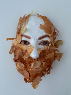 Self Portrait with Onion Skin (Layered I