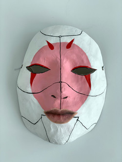 Self Portrait as Robot Geisha #2 (Ghost