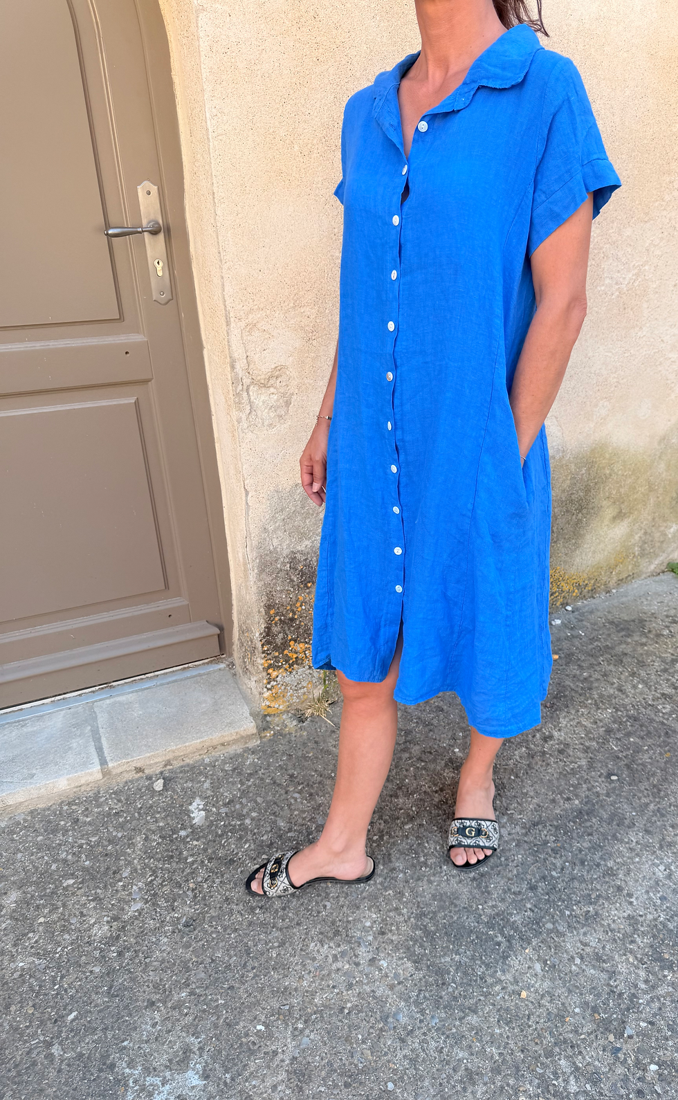 Miniature : Robe chemise courte 381