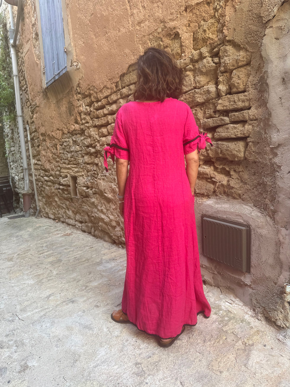 Miniature : Robe lin longue 3971