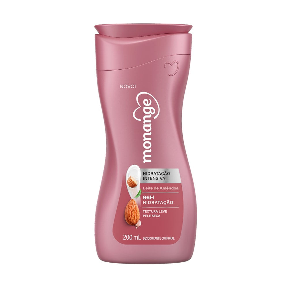 Monange - Hidratacao Intensiva Hidratante Corporal Leite de Amendoas 200Ml