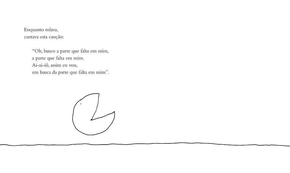 Thumbnail: Livro: A Parte que Falta - Shel Silverstein (Em Portugues do Brasil)