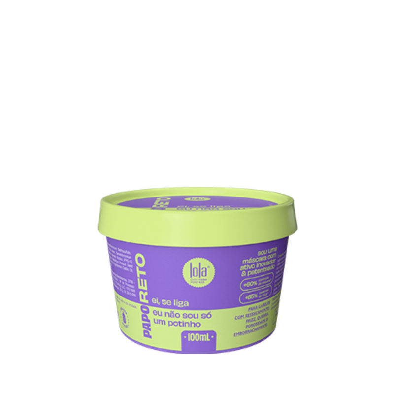 Lola from Rio - Papo Reto - Mascara Fluida Reparacao Molecular 100Ml (3.38FlOz)
