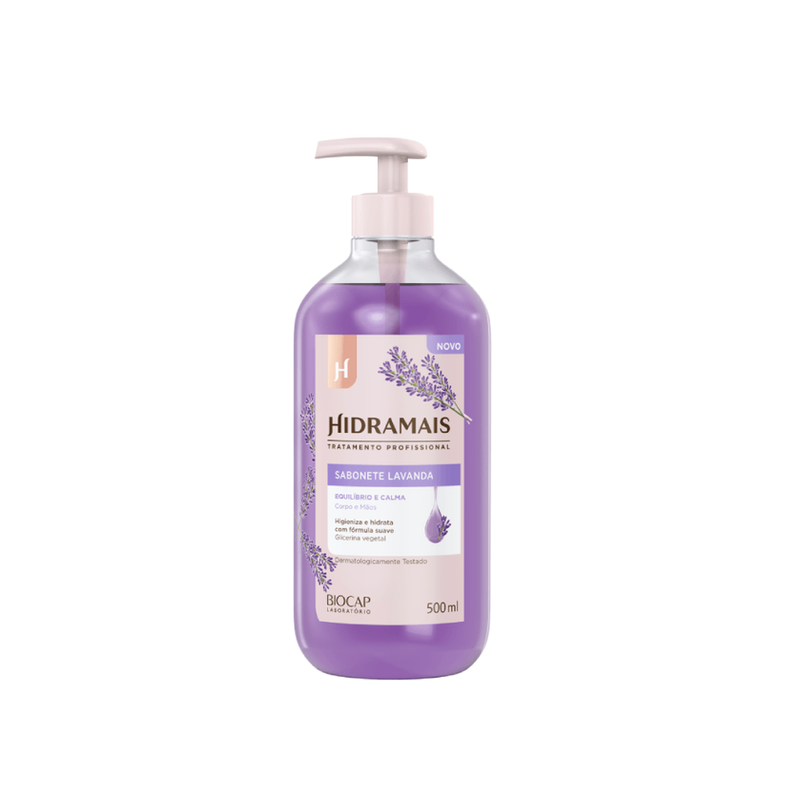 Hidramais - Tratamento Profissional - Lavanda - Sabonete Equilibrio 500Ml