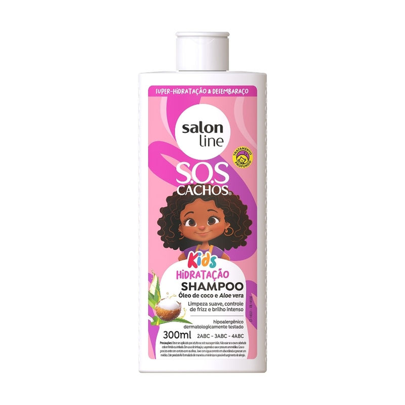 Thumbnail: Salon Line - SOS Cachos Kids Hidratacao -Kit Shampoo 300Ml e Condicionador 200Ml