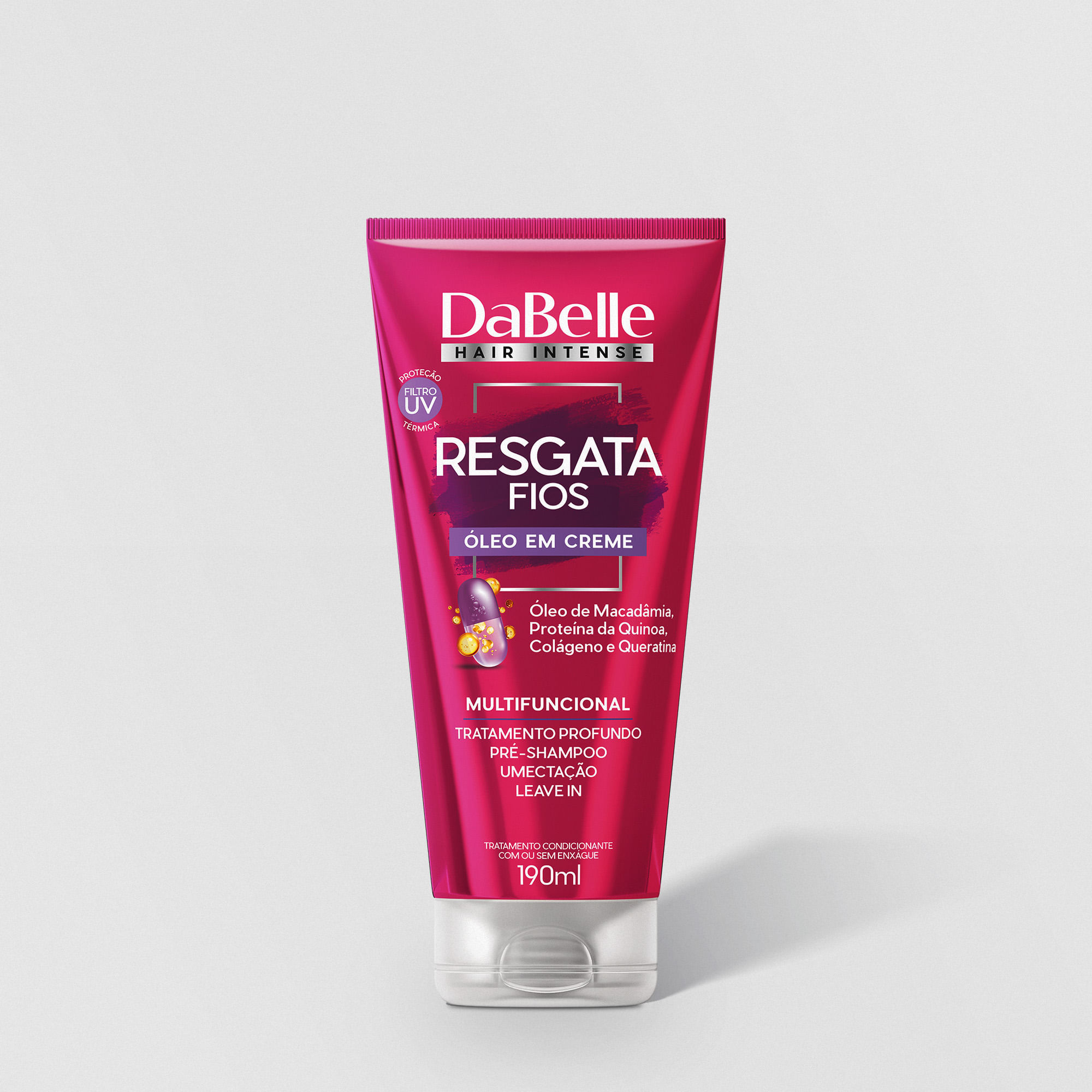 DaBelle - Resgata Fios -Oleo em Creme 190Ml (Hair Rescuer Oil in Cream 6.42FlOz)