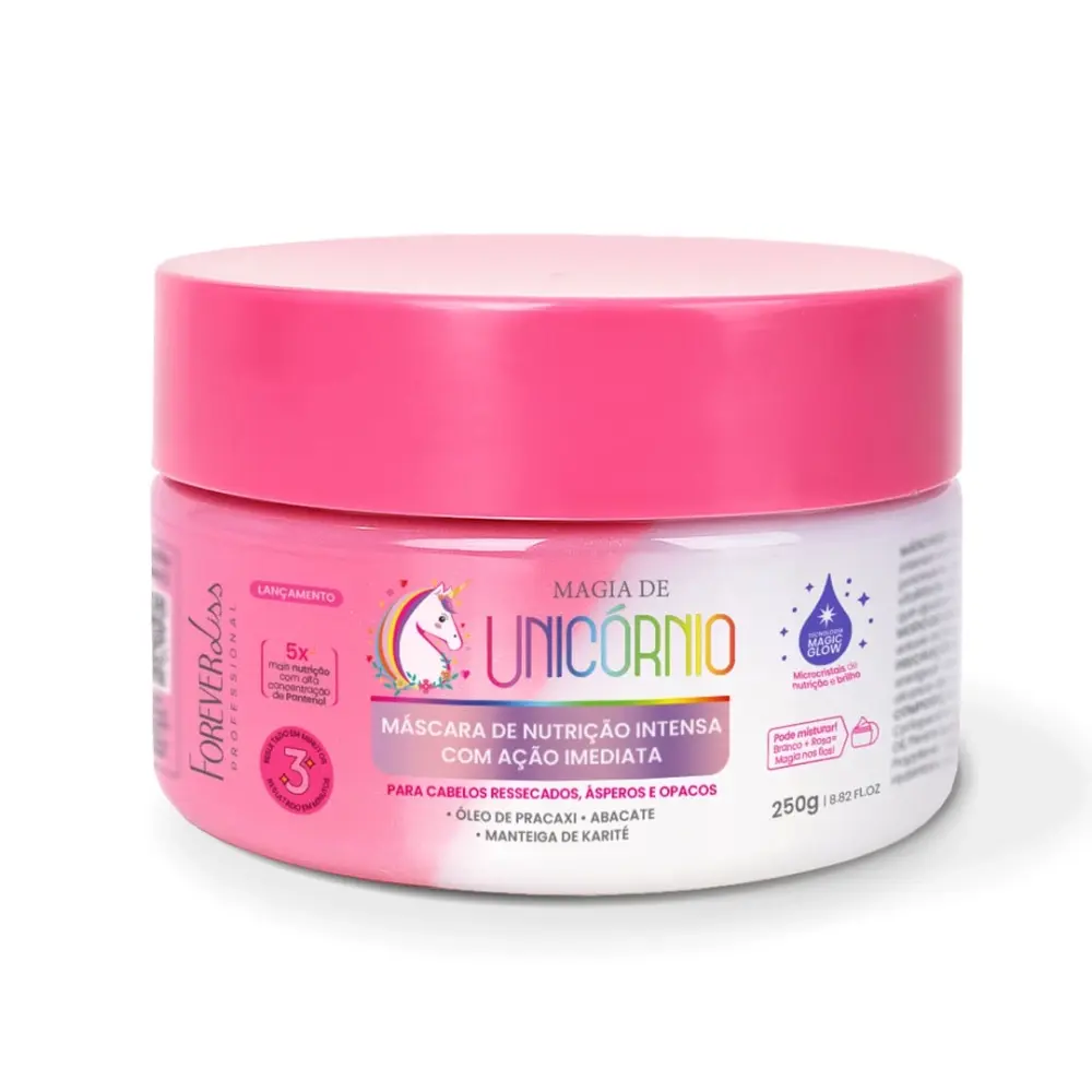 Forever Liss - Magia de Unicornio - Mascara de Nutricao Intense 250Gr (8.82Oz)