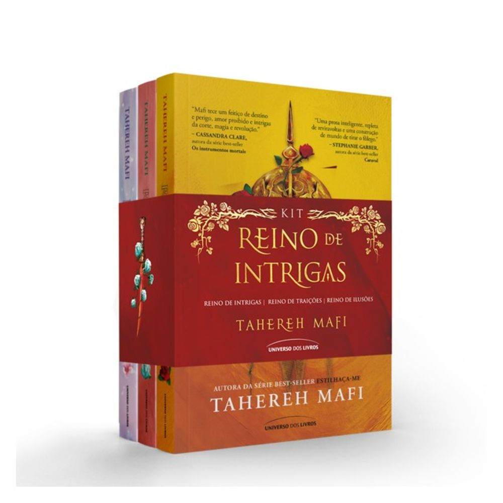 Livro: Kit Reino de Intrigas - Volumes 1 a 3 - Tahereh Mafi (Portugues Brasil)