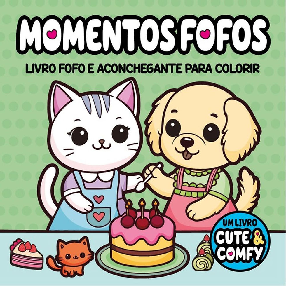Thumbnail: Livro de Colorir:  Cute & Comfy  - Camelot  (Em Portugues do Brasil)