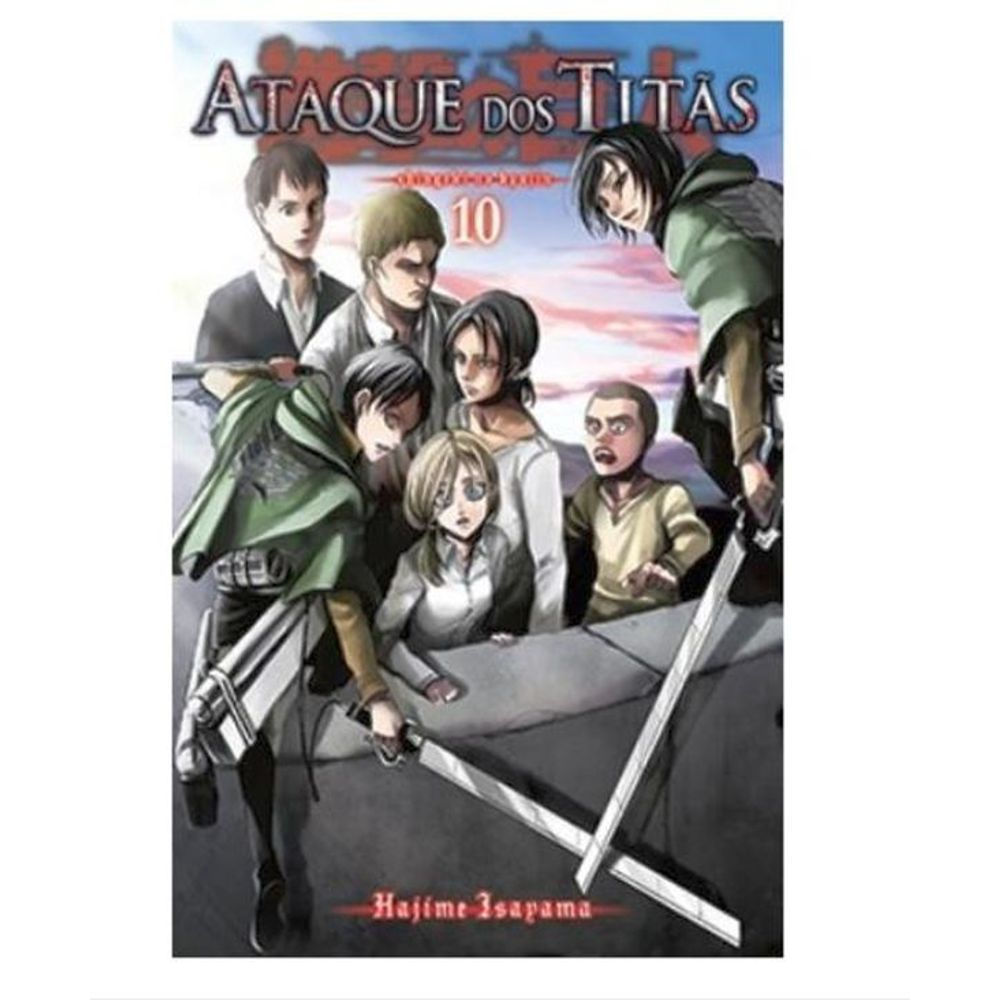 Livro em Quadrinhos: Ataque dos Titas Vol. 10 - Hajime Isayama (Em Portugues)