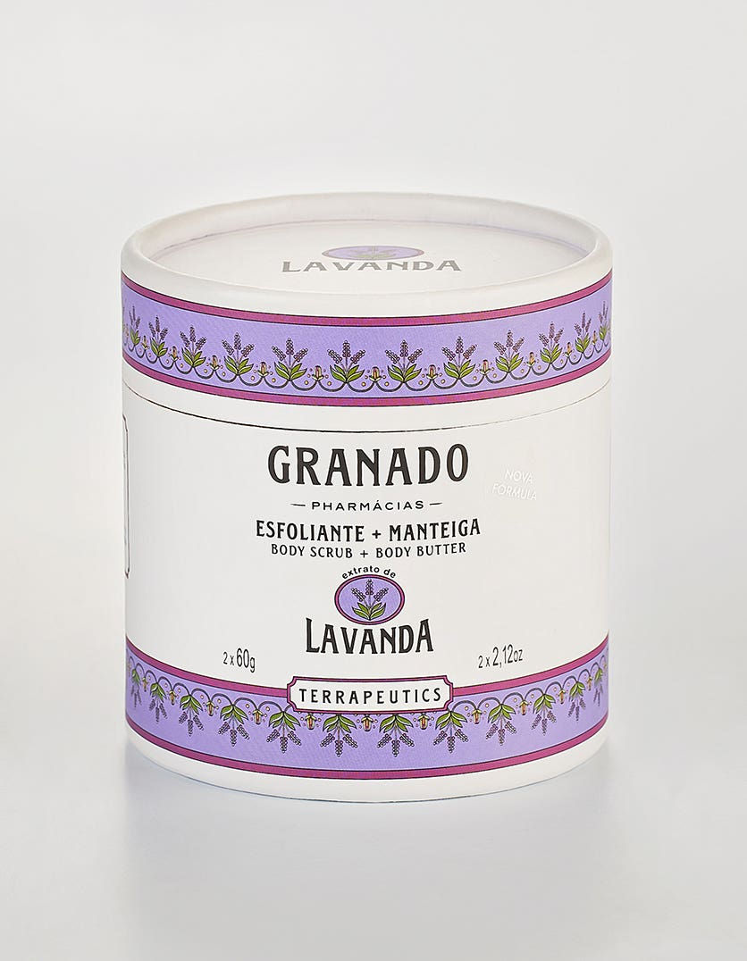 Thumbnail: Granado - Terrapeutics - Kit Esfoliante e Manteiga Corporal Lavanda 2 x 60Gr