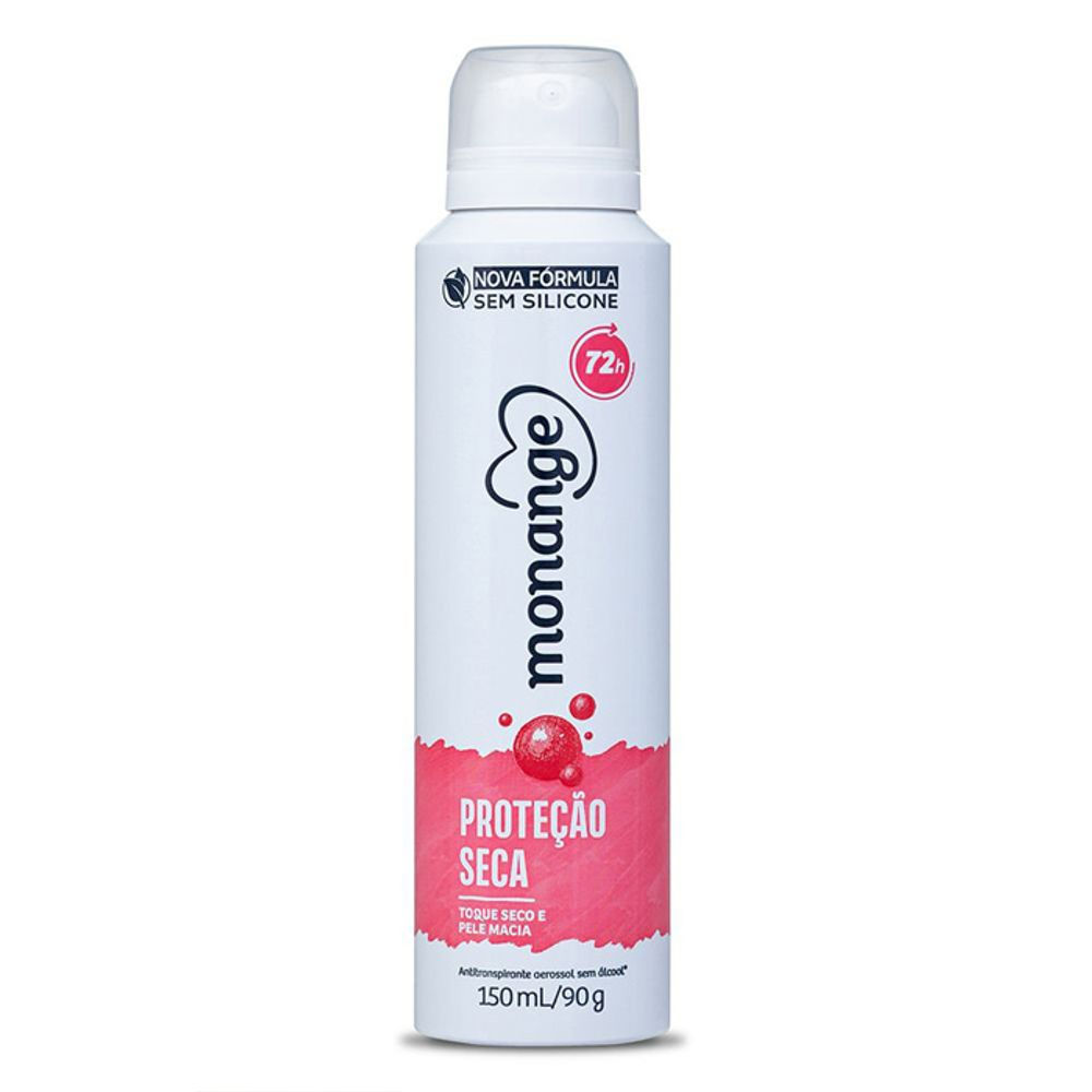 Monange - Desodorante Aerosol Protecao Seca 150Ml (Aerosol Deodorant 5.07FlOz)