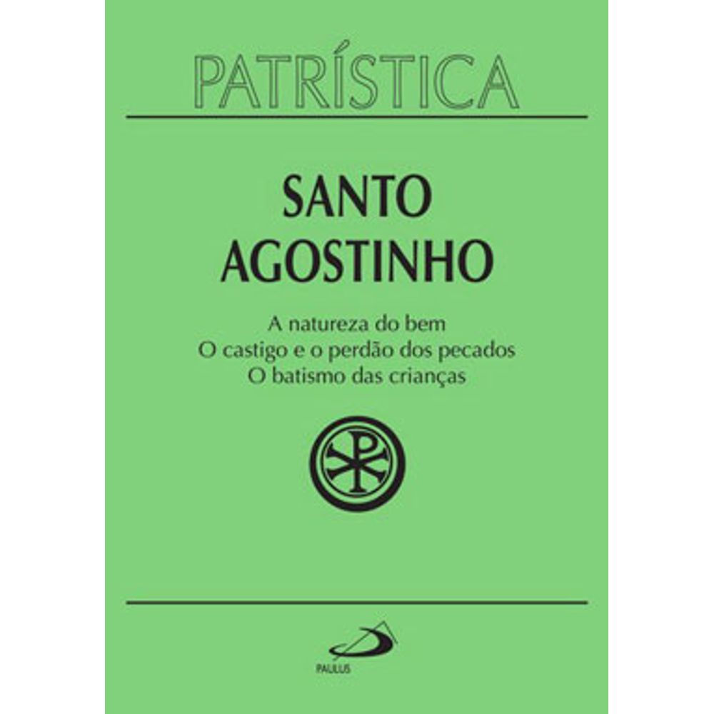 Livro: Patristica - Santo Agostinho - Paulus (Em Portugues do Brasil)