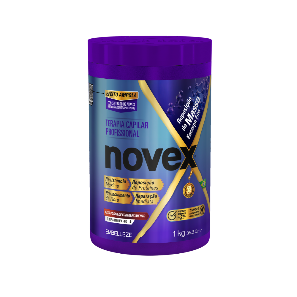 Embelleze - Novex - Reposicao de Massa - Creme de Tratamento Preenchedor 1Kg