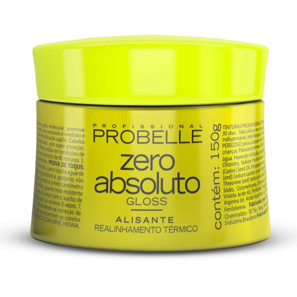 ProfissionalProbelle - Zero Absoluto Gloss Alisante 150Gr - (Hair Relaxer 5.3Oz)