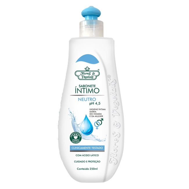Flores e Vegetais -Sabonete Intimo Neutro 250Ml (Neutral Intimate Wash 8.45FlOz)