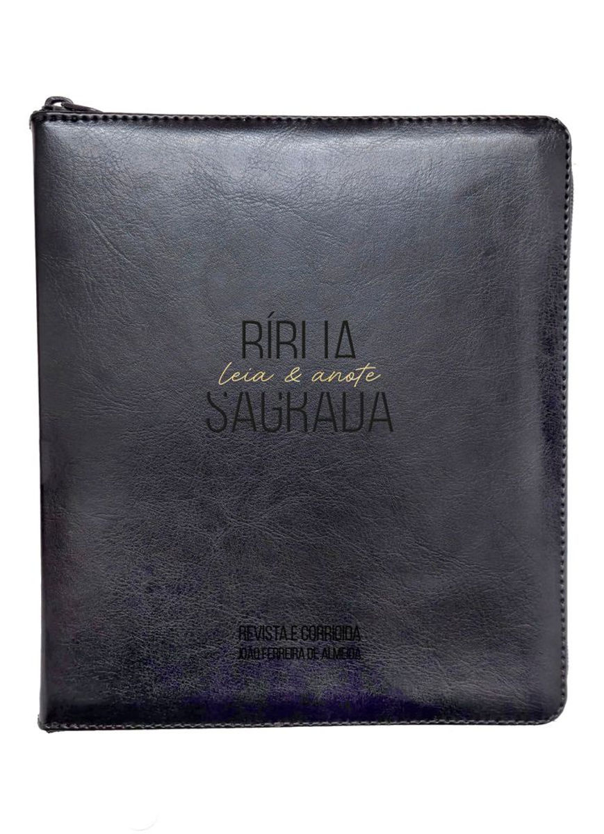 Biblia Sagrada: Leia e Anote - ARC - Encardenacao: Ziper (Portugues do Brasil)
