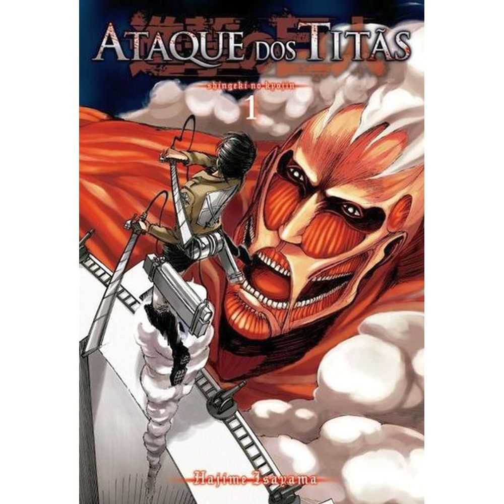 Livro em Quadrinhos: Ataque dos Titas Vol. 1 - Hajime Isayama (Em Portugues)