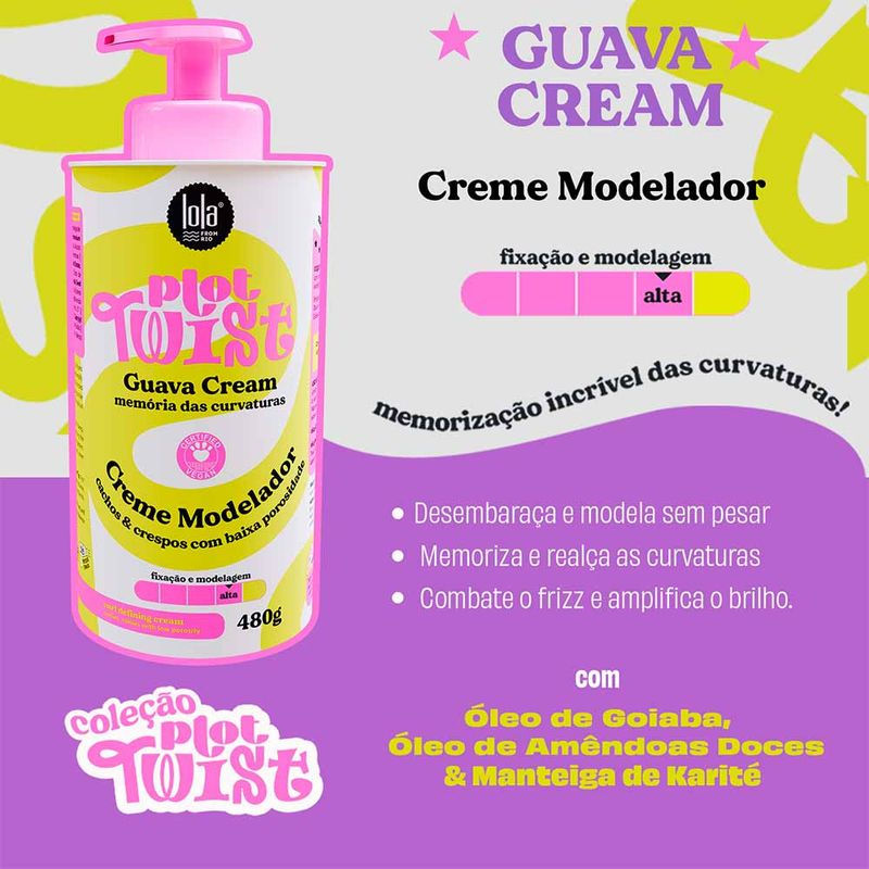 Thumbnail: Lola from Rio - Plot Twist - Guava Cream - Creme Modelador 480Gr - (16.93Oz)