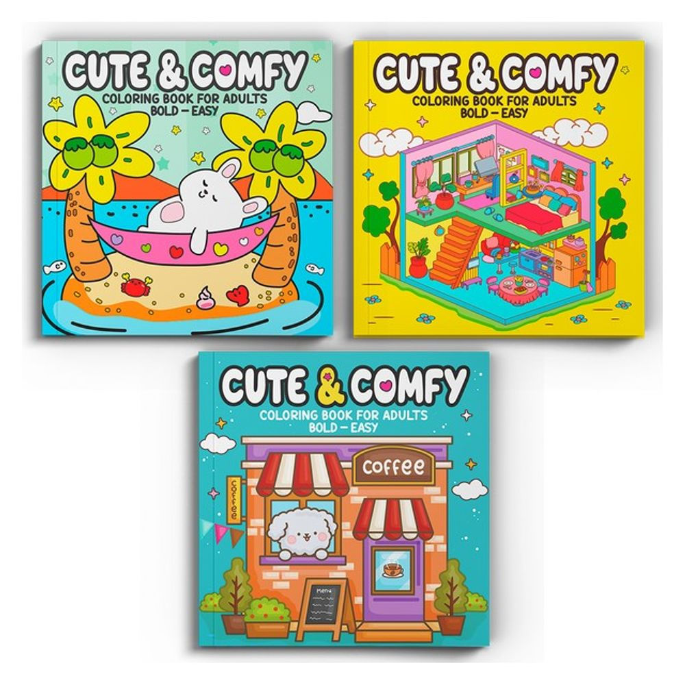 Livro de Colorir: Cute & Comfy - Camelot (Em Portugues do Brasil)
