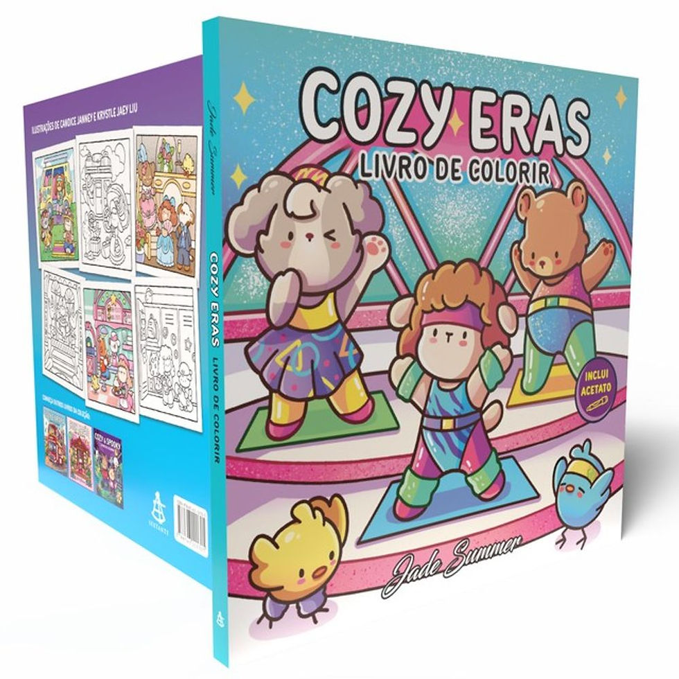Thumbnail: Livro de Colorir: Cozy Eras - Jade Summer (Em Portugues do Brasil)