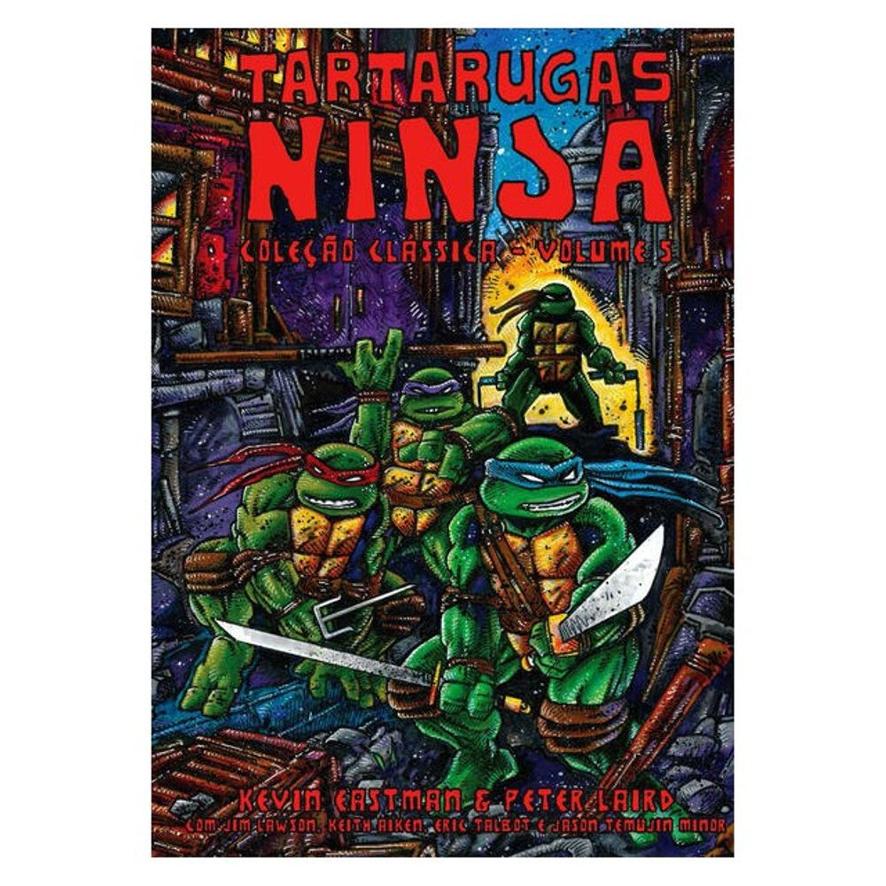 Livro em Quadrinhos: Tartarugas Ninja: Volume 5 - Kevin Eastman e Peter Laird