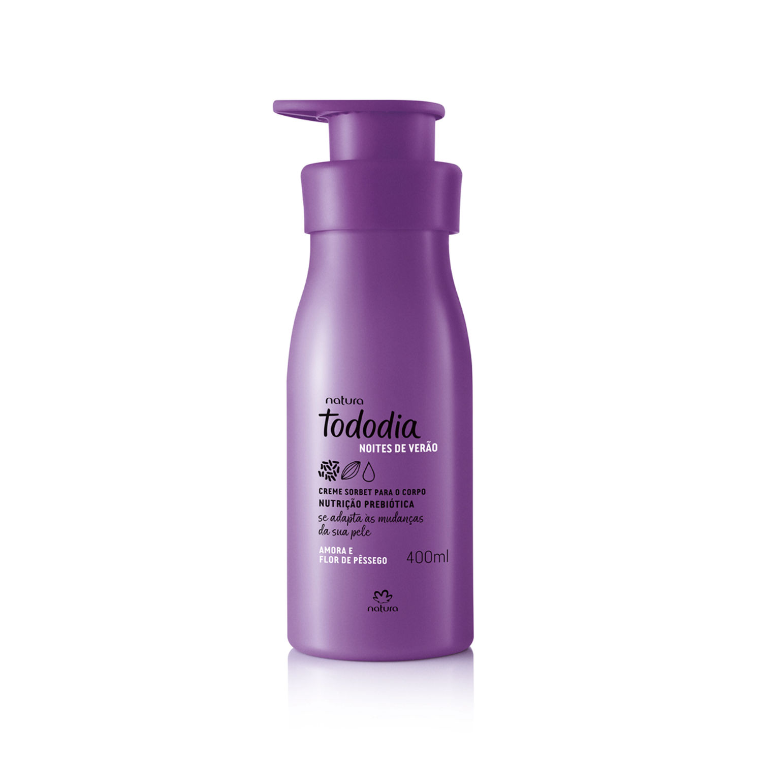 Natura - Tododia Amora e Flor de Pessego - Creme Nutritivo Corporal 400Ml