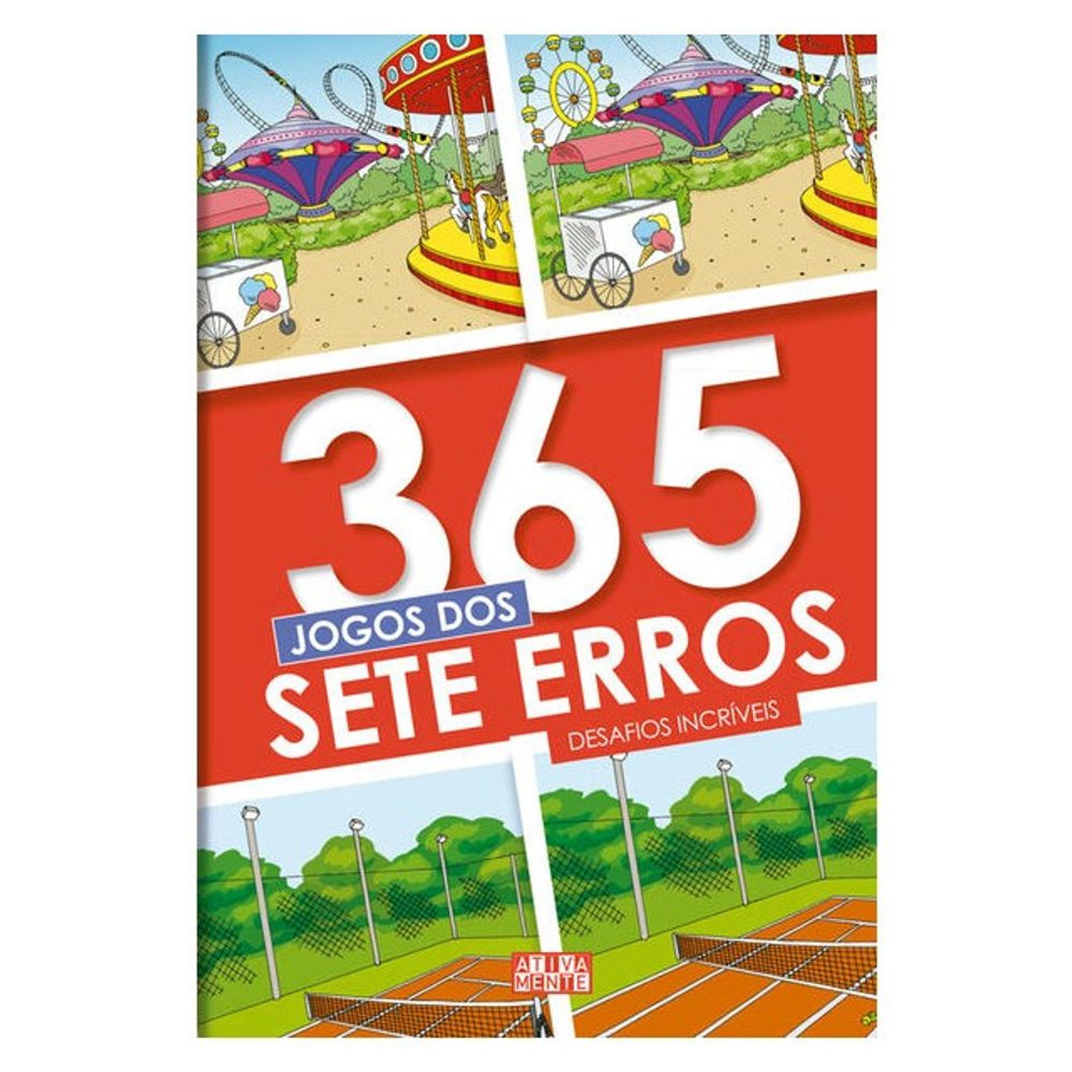Livro Passatempo: 365 Jogos dos Sete Erros - Ativamente