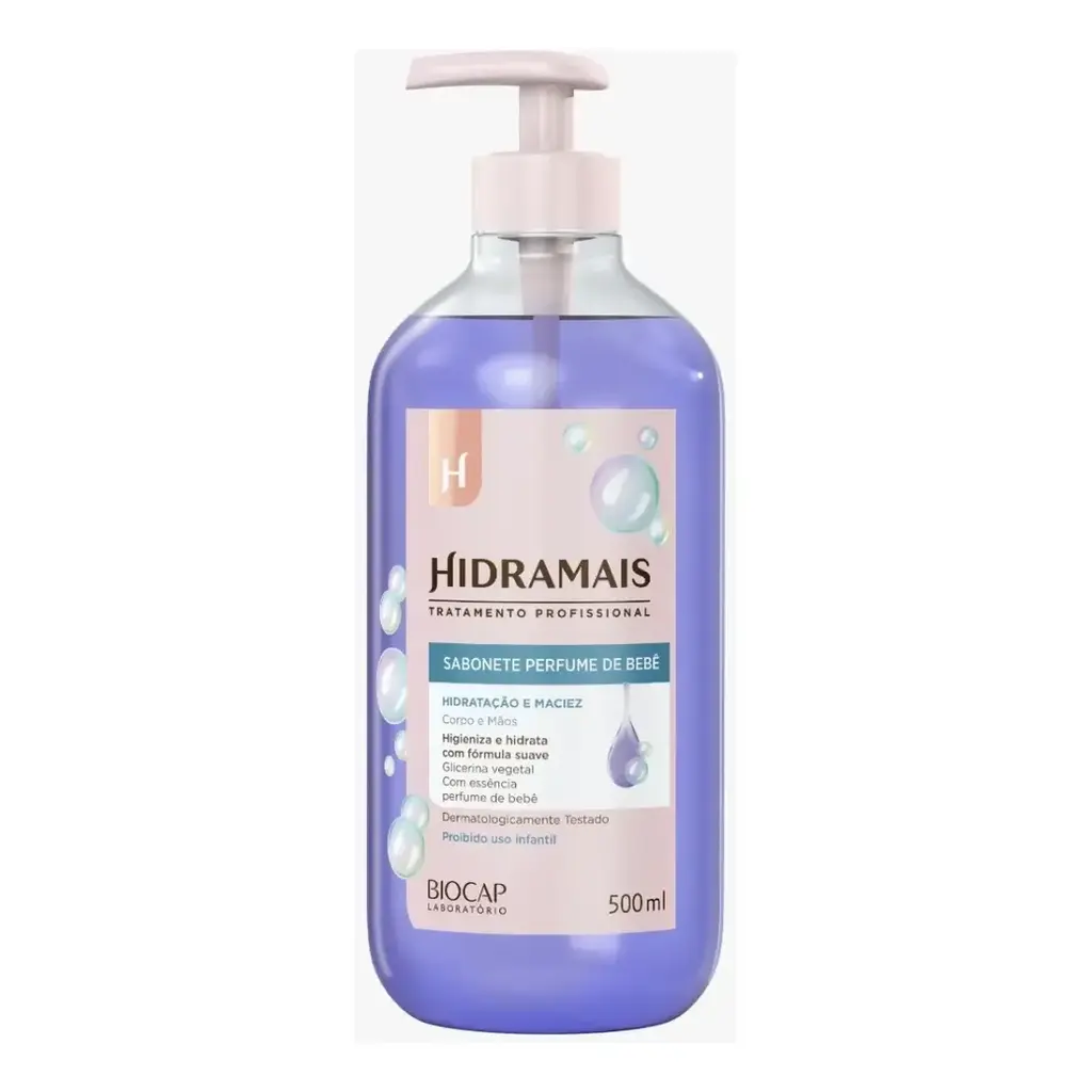 Hidramais - Tratamento Profissional - Perfume de Bebe Sabonete Hidratante 500Ml