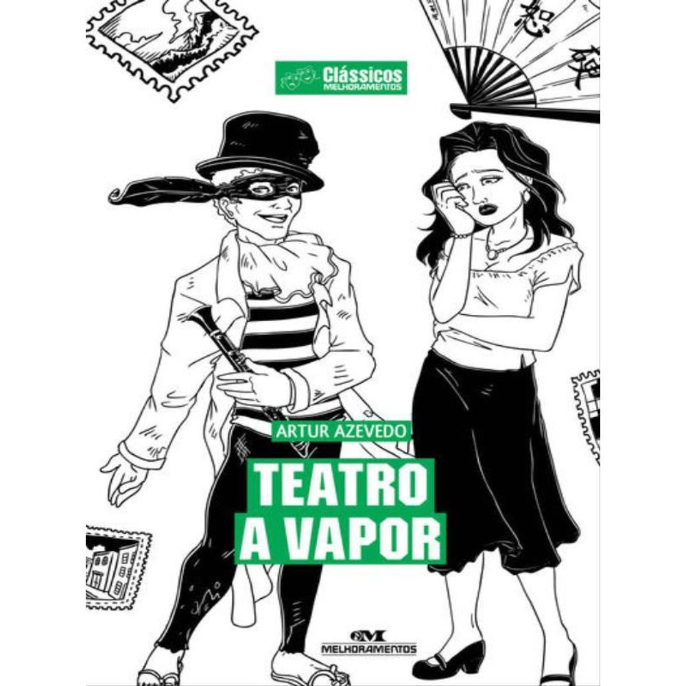 Livro: Teatro a Vapor - Artur Azevedo (Em Portugues do Brasil)