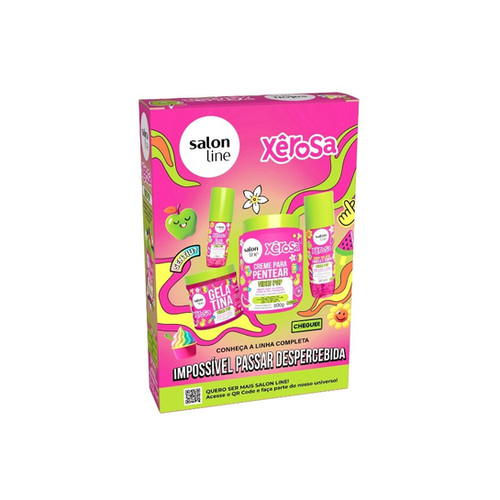 Salon Line - Linha Xerosa (Vibes Pop) - Kit Shampoo 300 Ml +