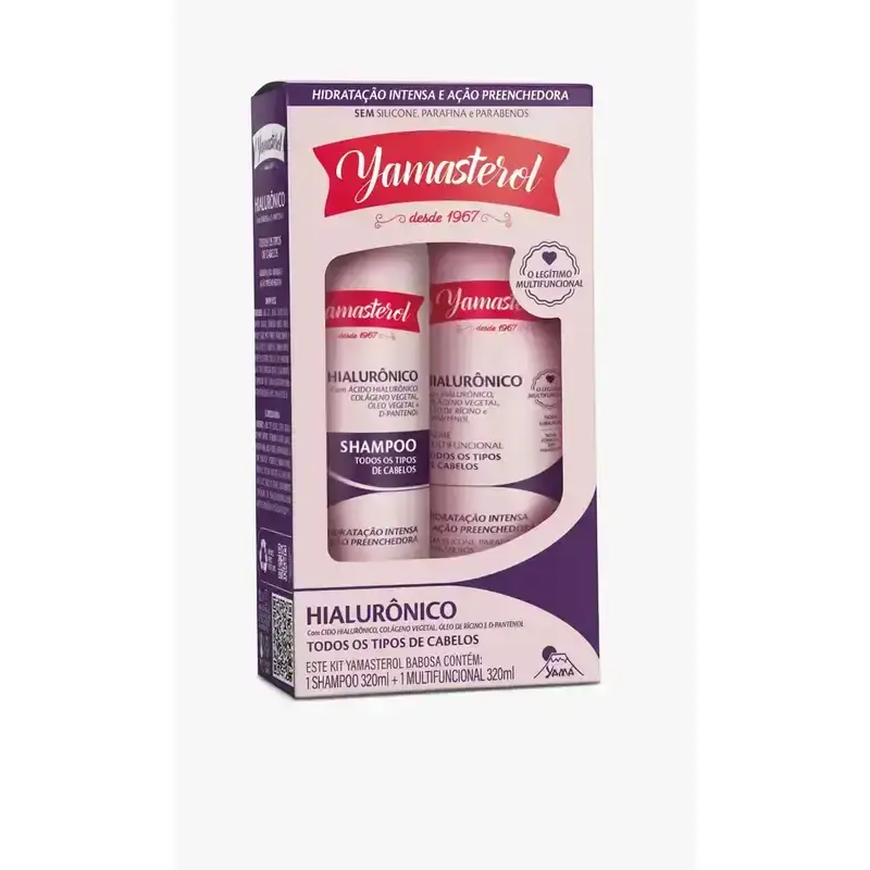 Yama Yamasterol Kit Shampoo+Creme Multifuncional Hialuronico (2x320Ml)