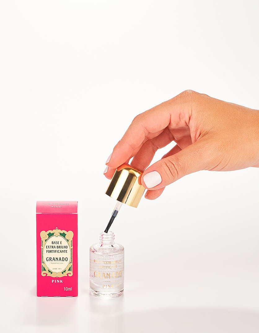 Thumbnail: Granado - Pink - Base e Extra Brilho Fortificante 10Ml - (0.39FlOz)