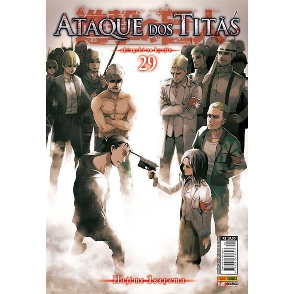Livro em Quadrinhos: Ataque dos Titas Vol. 29 - Hajime Isayama (Em Portugues)