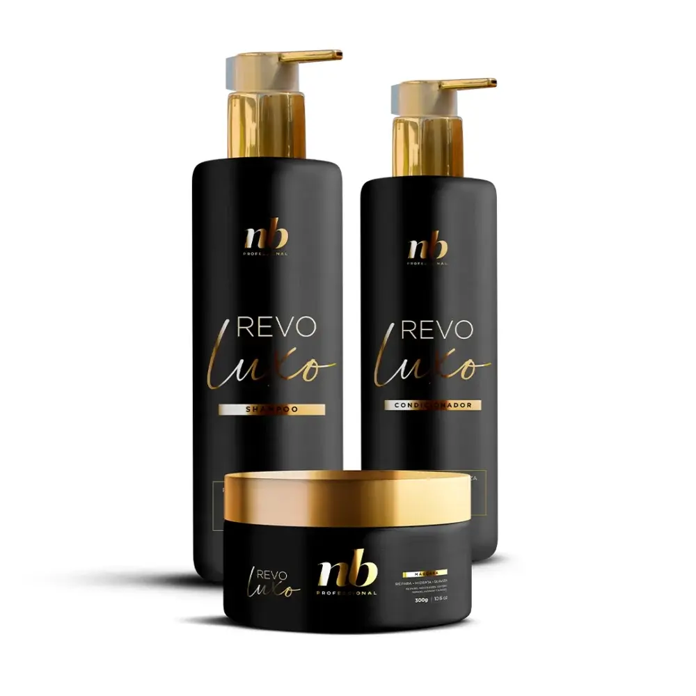 NB - Home Care - Revoluxo - Kit Shampoo + Condicionador (2x300Ml) e Mascara 300G