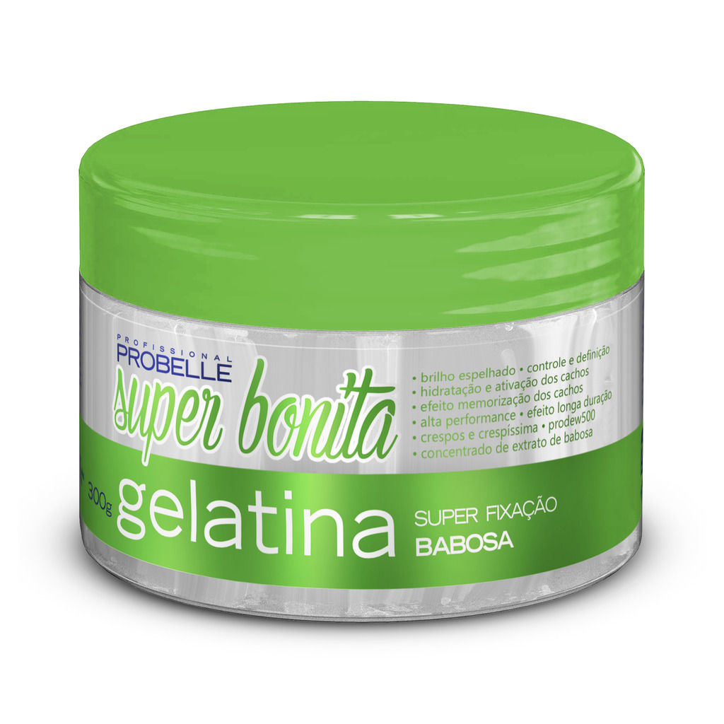 ProfissionalProbelle - Super Bonita (Crespo Babosa) Gelatina Super Fixacao 300Gr