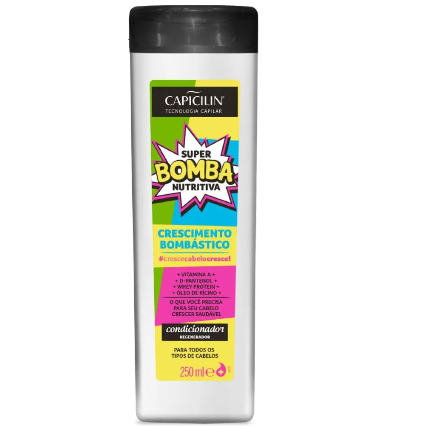Thumbnail: Capicilin - Super Bomba Nutritiva - Kit Shampoo e Condicionador (2x 250Ml)
