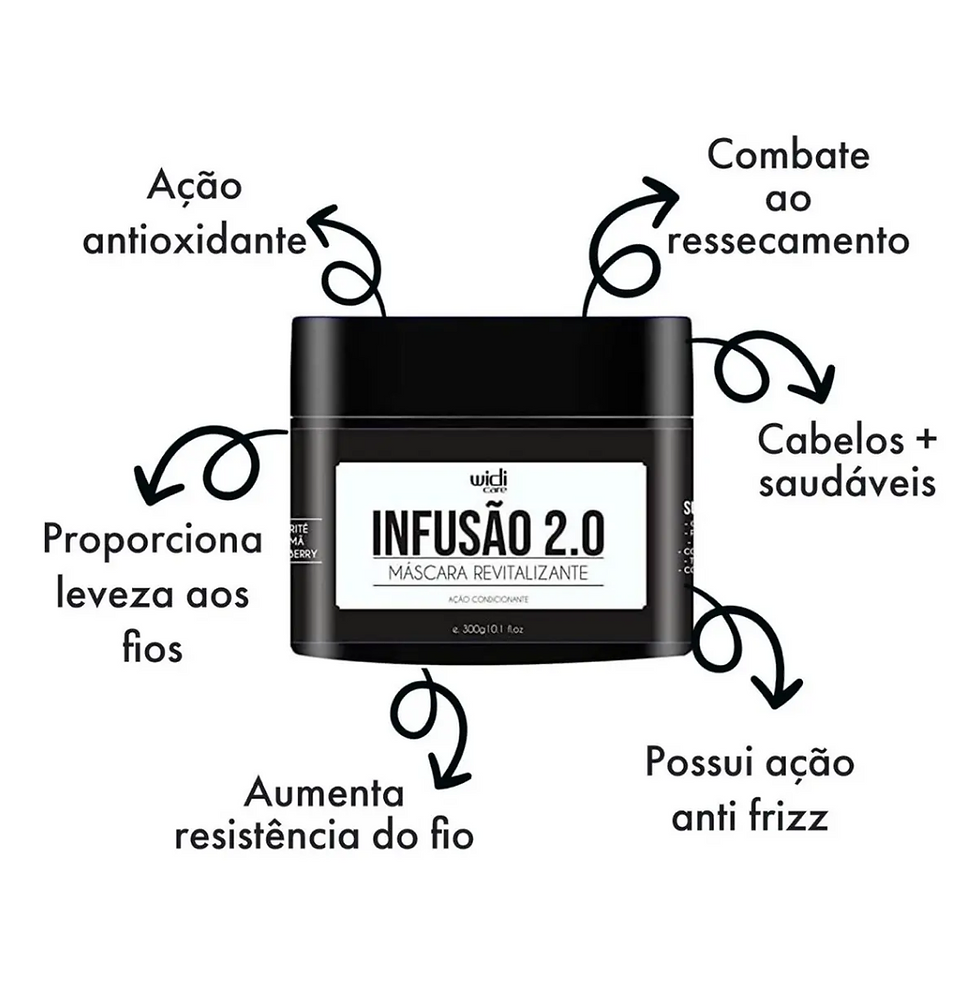 Thumbnail: Widi Care - Infusao 2.0 - Mascara 300Gr - (Infusion 2.0 - Hair Mask 10.58Oz)