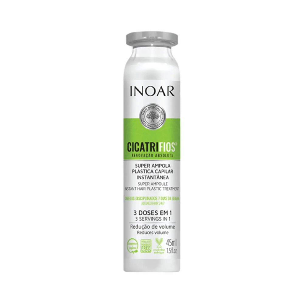 Inoar - Cicatrifios - Kit  de Super Ampola Plastica Capilar (3 x 45Ml)