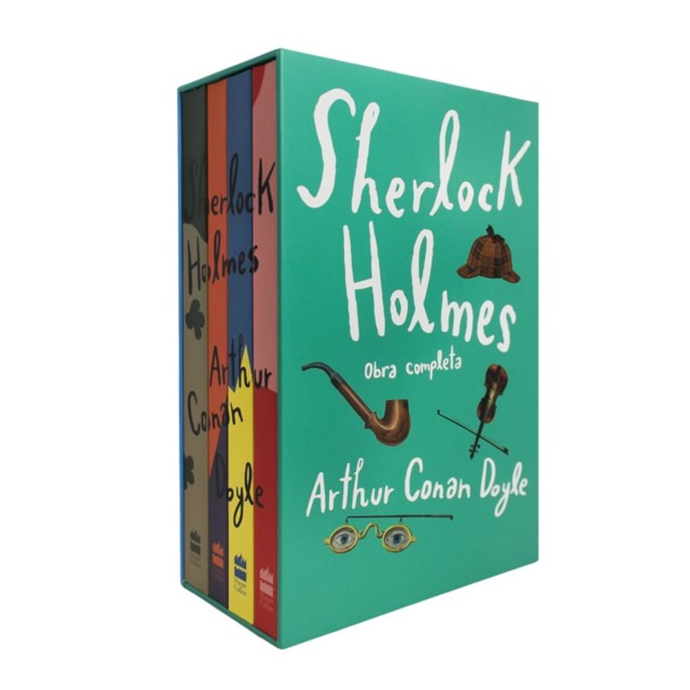 Livro: Box Sherlock Holmes - Obra Completa - Arthur Conan Doyle (Em Portugues)