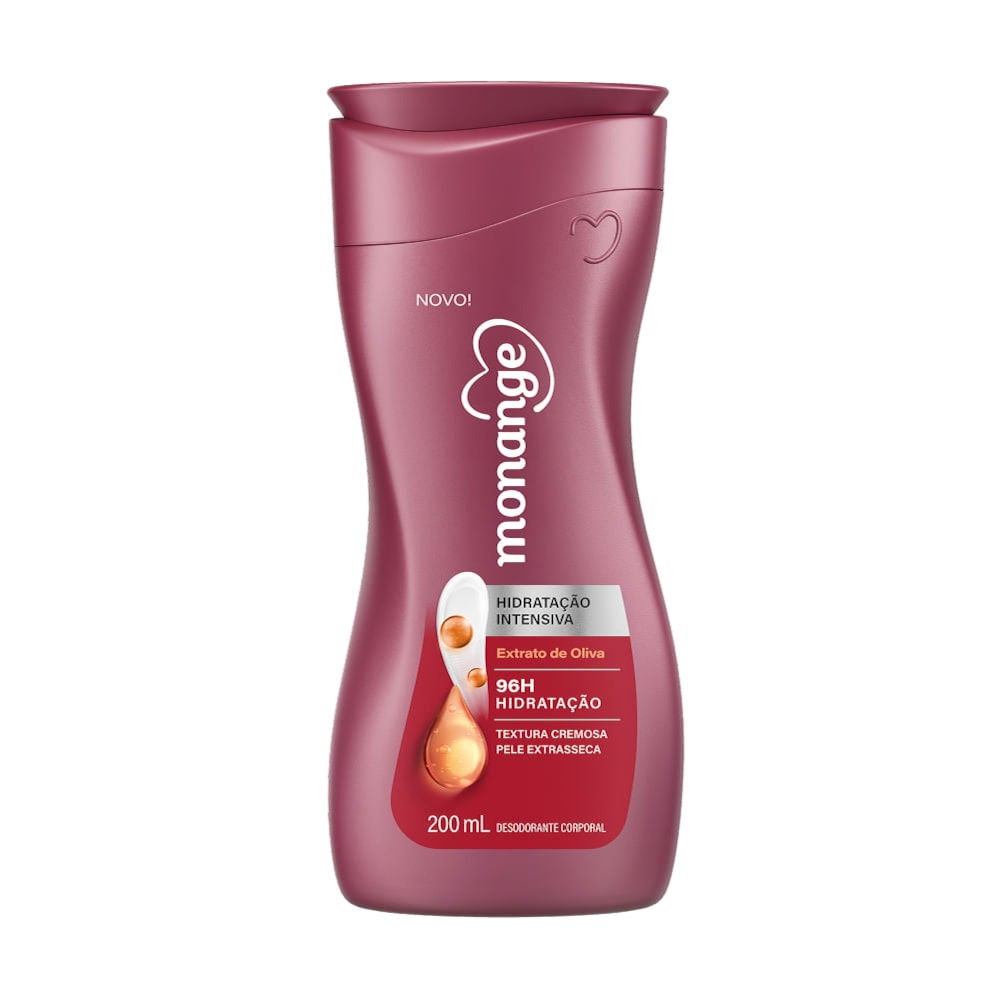 Monange -Hidratacao Intensiva Hidratante Corporal Extrato Oliva 200Ml (6.76FlOz)