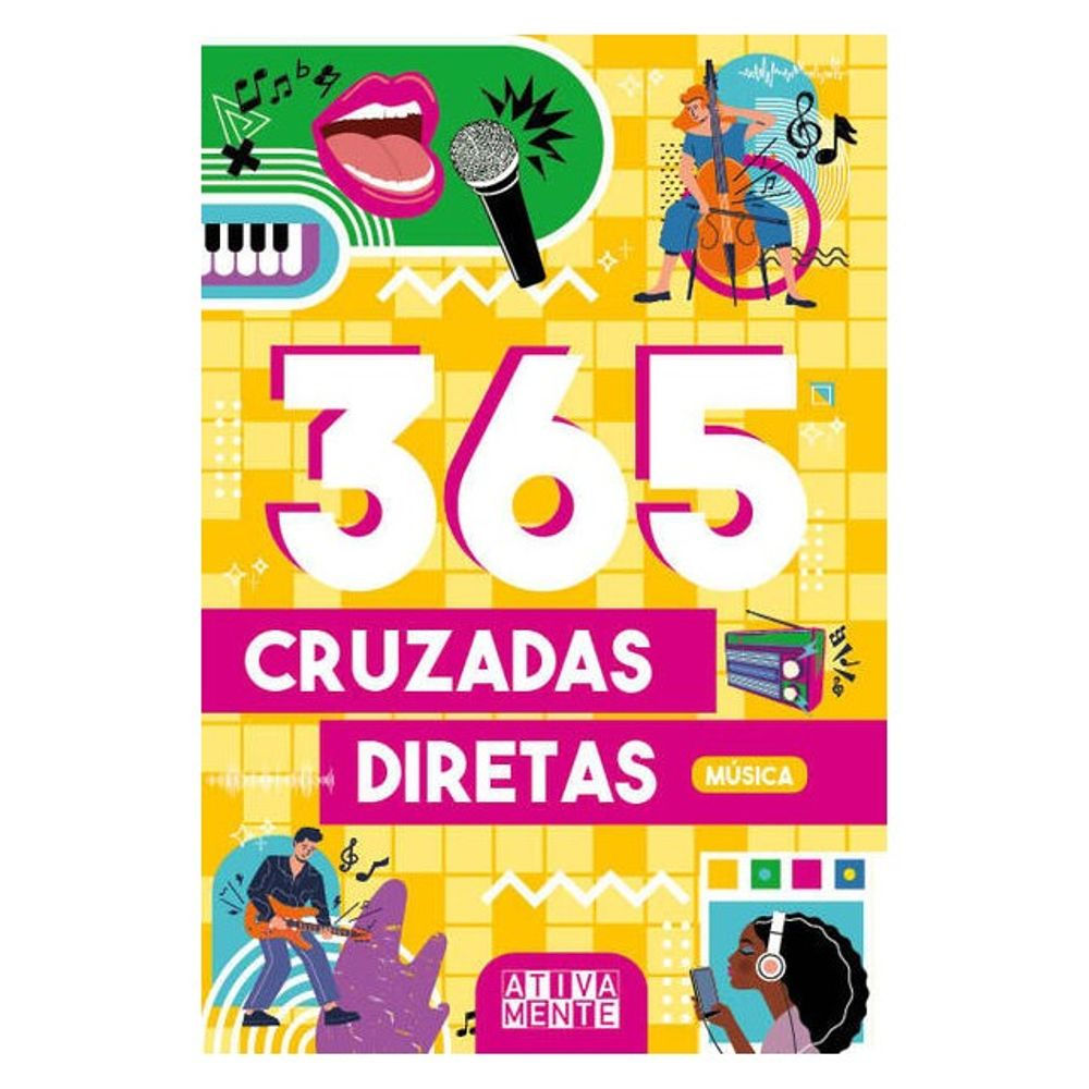 Livro Passatempo: 365 Cruzadas Diretas - Ativamente (Em Portugues do Brasil)