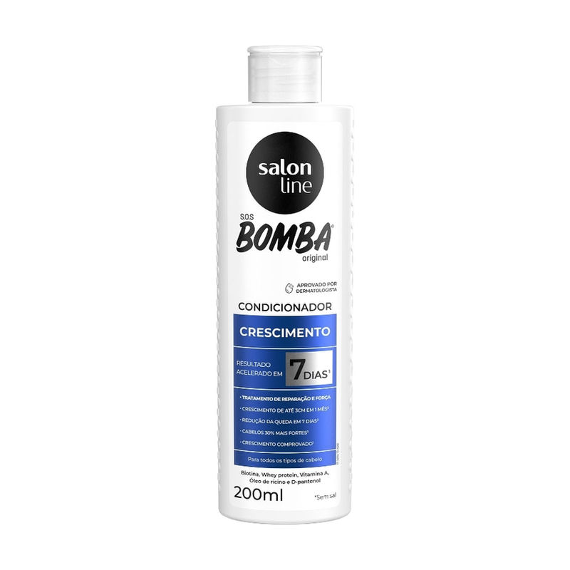 Thumbnail: Salon Line - SOS Bomba Crescimento - Kit Shampoo 300Ml e Condicionador 200Ml