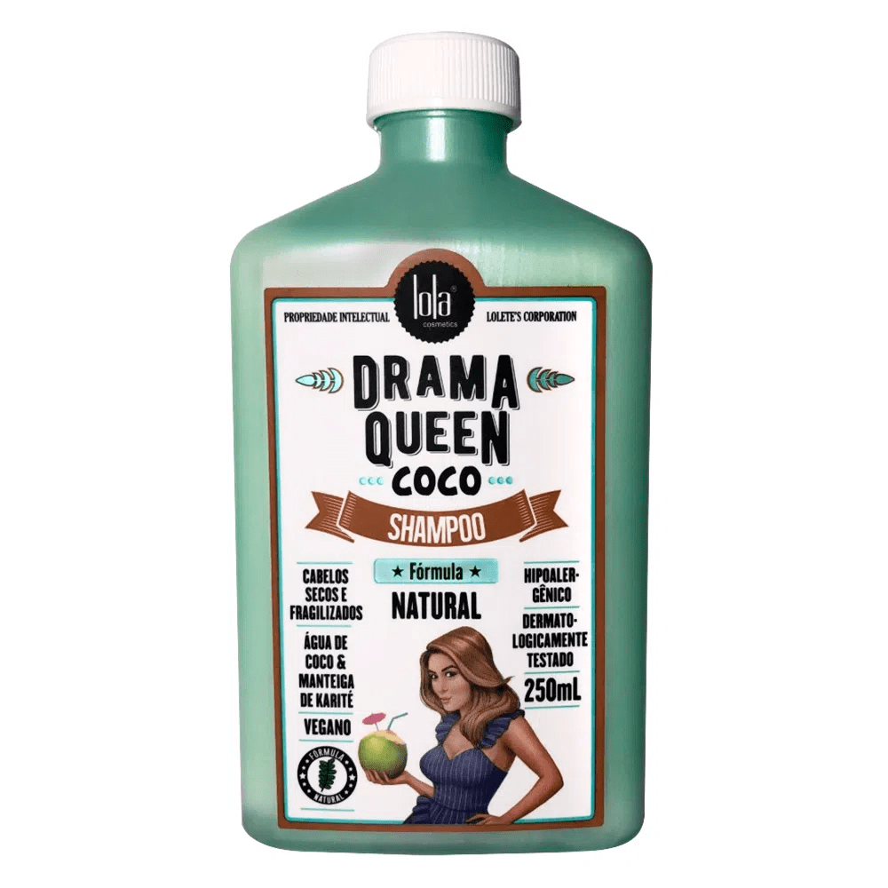 Lola from Rio - Drama Queen - Shampoo Nutritivo Coco 250Ml (Shampoo 8.45FlOz)