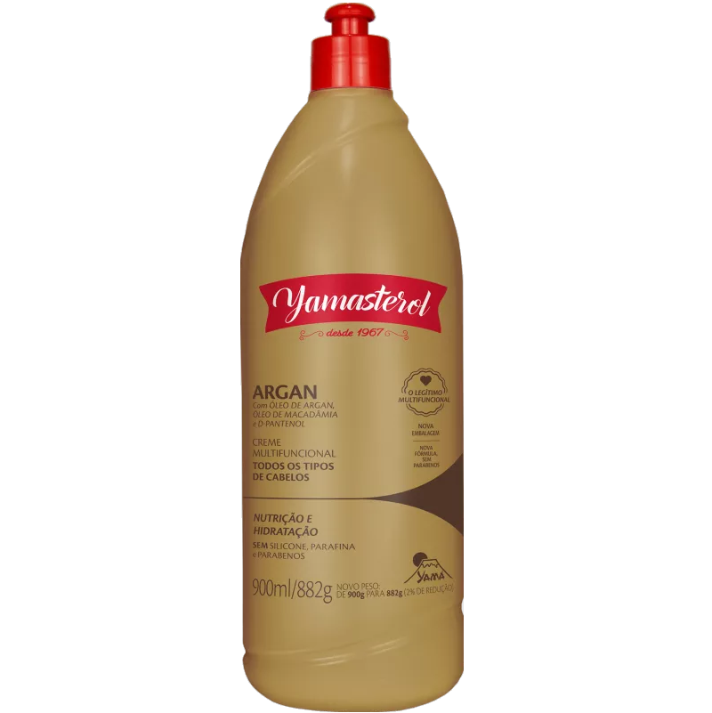 Yama - Yamasterol Creme Multifuncional Argan 900Ml (Argan Hair Cream 30.43 FlOz)