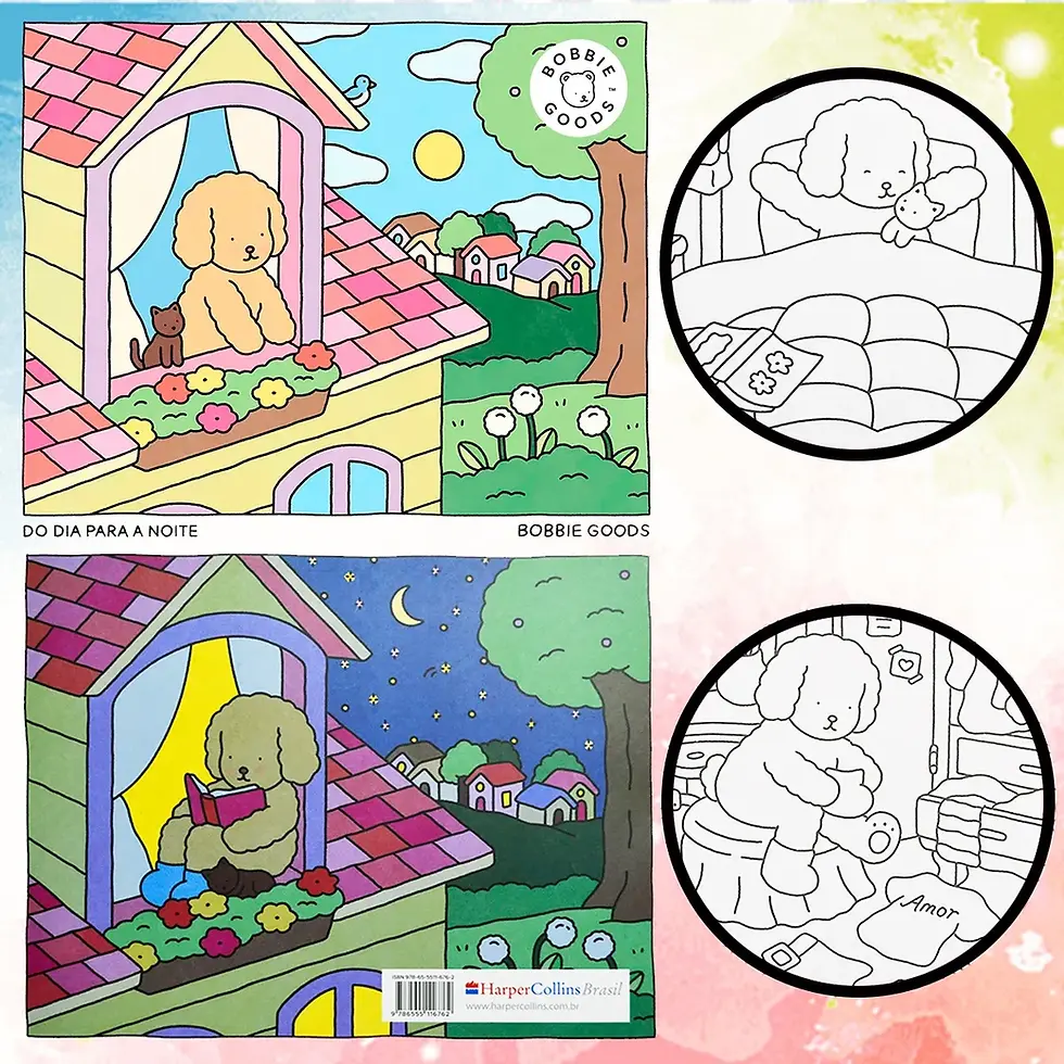 Thumbnail: Livro de Colorir: Do Dia para a Noite - Bobbie Goods (Em Portugues do Brasil)