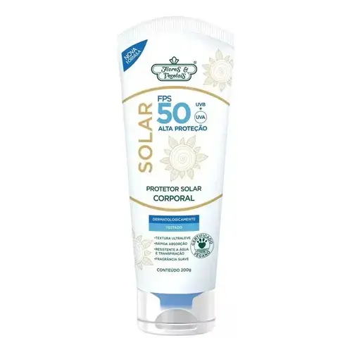 Flores e Vegetais - Potetor Solar Corporal 50 FPS 200Gr (Body SPF 50 7.05Oz)