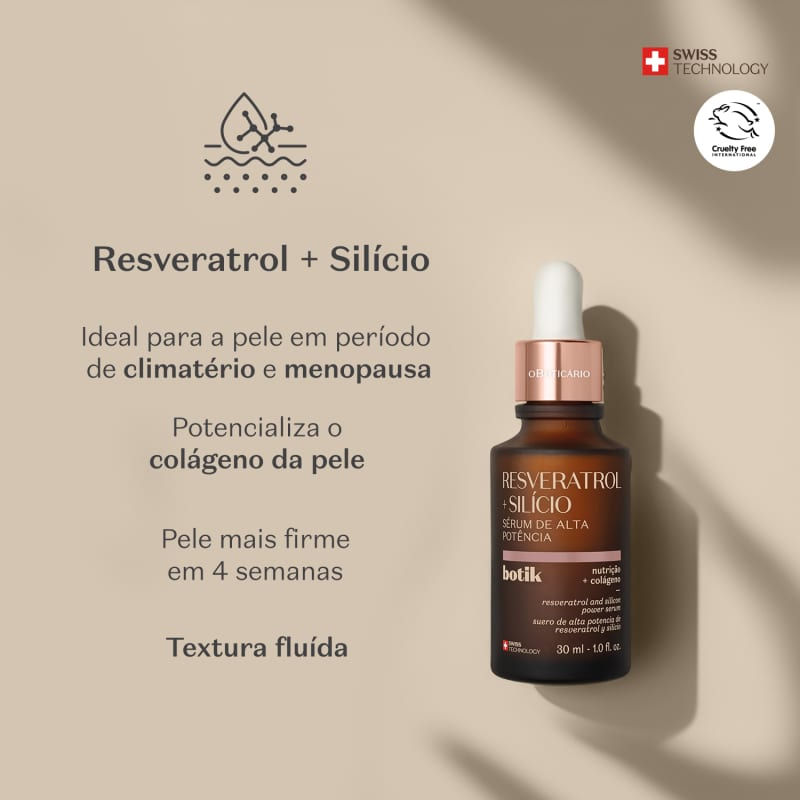 Thumbnail: Boticario - Botik - Resveratrol + Silicio - Serum Facial de Alta Potencia 30Ml