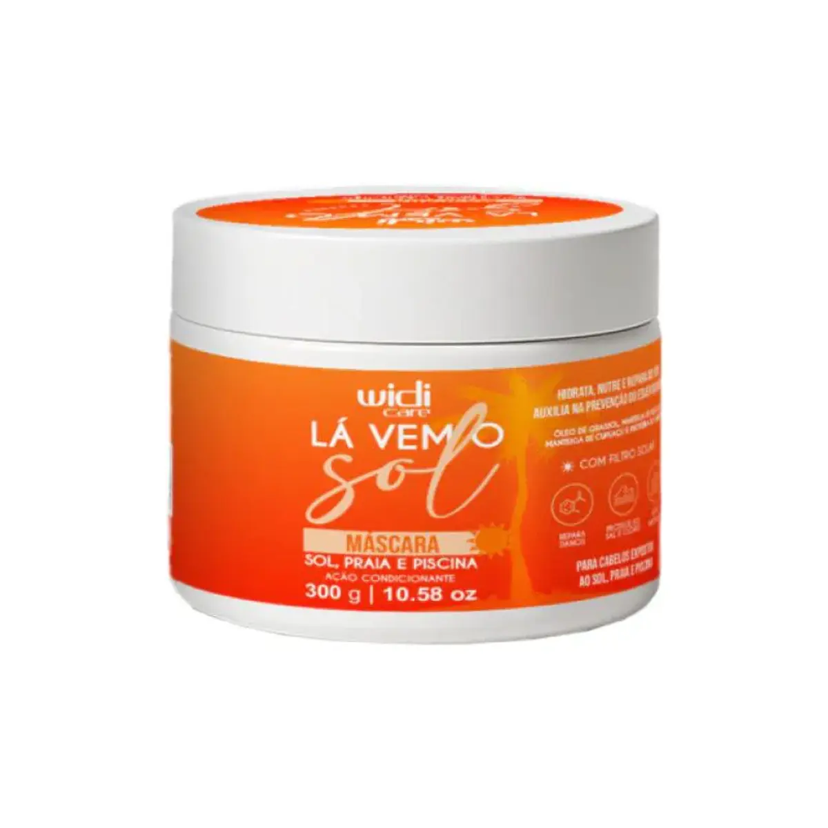 Widi Care - La Vem o Sol - Mascara de Tratamento 300Gr (Treatment Mask 10.58Oz)