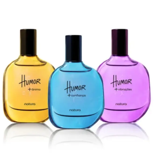 Natura - Humor - Animo + Confianca + Vibracoes - Kit Colonia (3x25Ml)